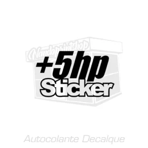 AUTOCOLANTE - +5HP