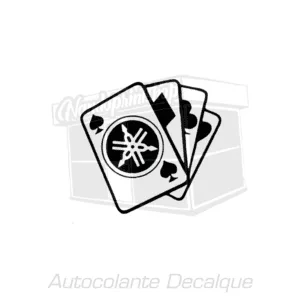 AUTOCOLANTE - YAMAHA CARTAS