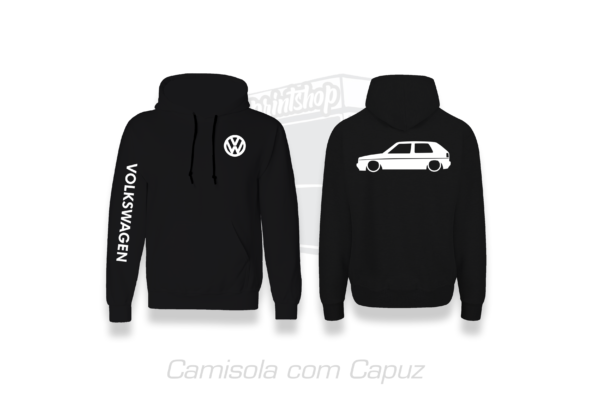 CAMISOLA COM CAPUZ - VOLKSWAGEN GOLF MK2