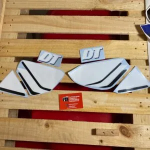 KIT AUTOCOLANTES YAMAHA DT 50 LCDE - BRANCO E PRETO