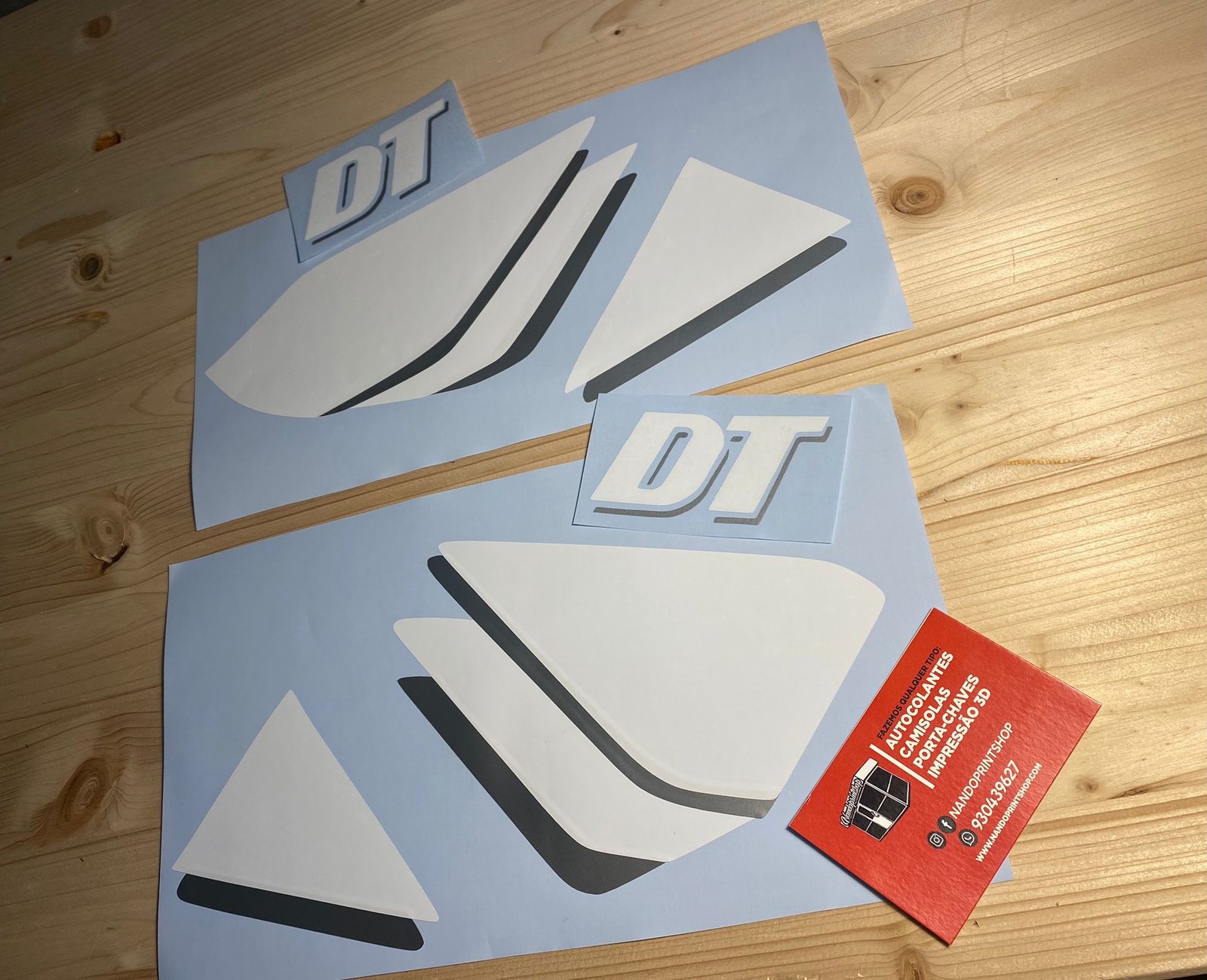 KIT AUTOCOLANTES YAMAHA DT 50 LCDE - BRANCO E CINZENTO