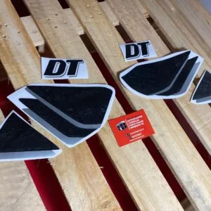KIT AUTOCOLANTES YAMAHA DT 50 LCDE - PRETO E CINZA