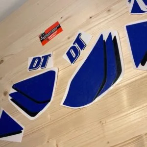 KIT AUTOCOLANTES YAMAHA DT 50 LCDE - AZUL E PRETO
