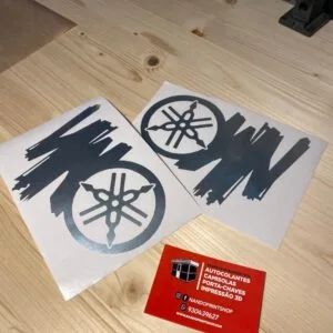 KIT AUTOCOLANTES YAMAHA DT 50 LC - CROMADO