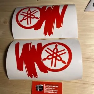 KIT AUTOCOLANTES YAMAHA DT 50 LC - VERMELHO