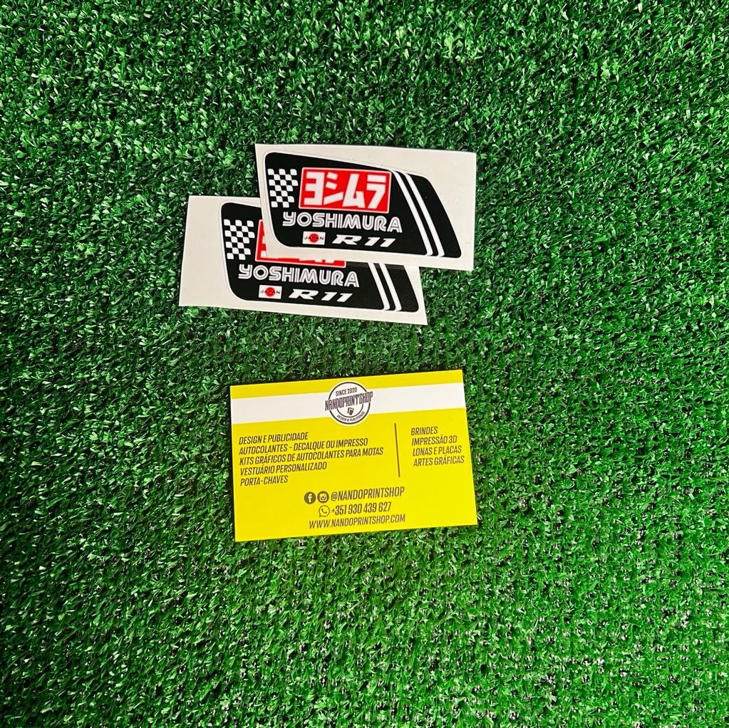 AUTOCOLANTE PARA PONTEIRA DE ESCAPE - YOSHIMURA R11