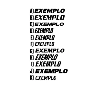 AUTOCOLANTE - TEXTO/FRASE PERSONALIZADO
