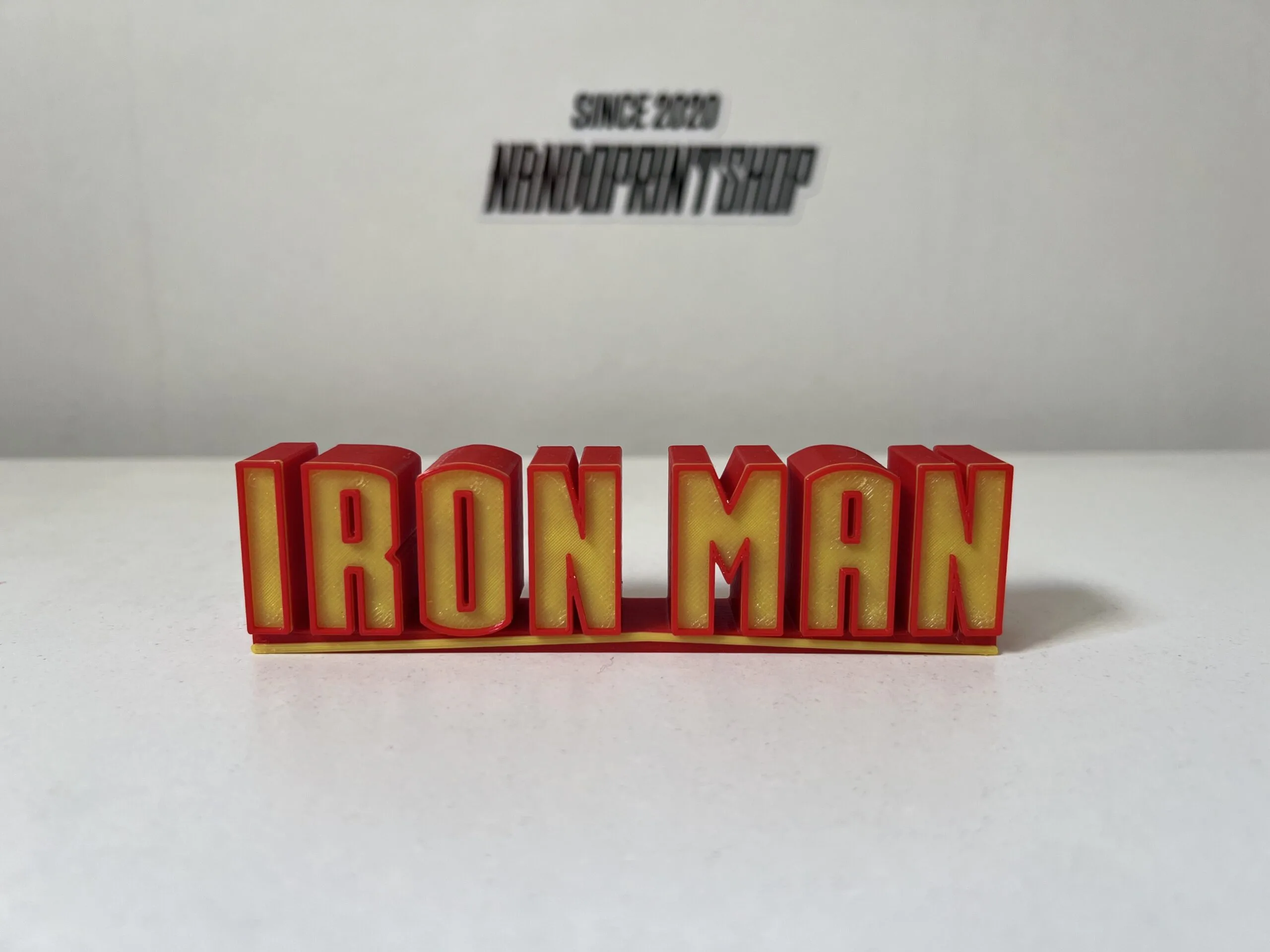 DECORAÇÃO 3D - IRON MAN