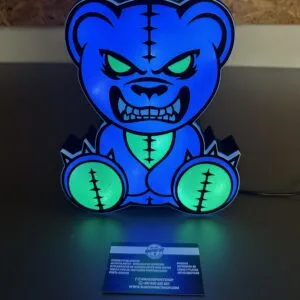 CANDEEIRO DECORATIVO 3D - DEVIL BEAR