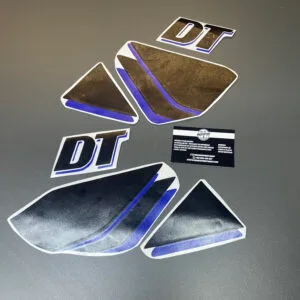 KIT AUTOCOLANTES YAMAHA DT 50 LCDE - PRETO E AZUL