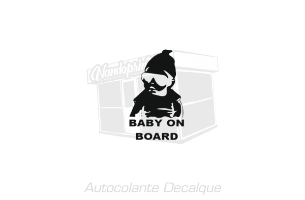 AUTOCOLANTE - BEBÉ A BORDO