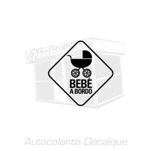 AUTOCOLANTE - BEBÉ A BORDO