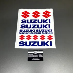 FOLHA DE AUTOCOLANTES - SUZUKI
