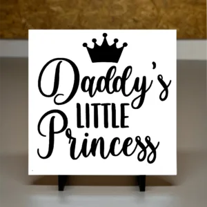 AZULEJO - DIA DO PAI - DADDY´S LITTLE PRINCESS
