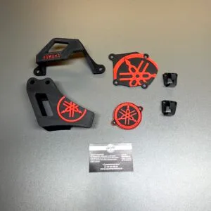 KIT TAMPAS 3D VERMELHO E PRETO - YAMAHA DTR DTRE DTX 125