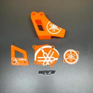 KIT TAMPAS 3D LARANJA E BRANCO - YAMAHA DTR DTRE DTX 125