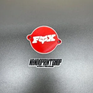 TAMPA VÁLVULA DE ESCAPE FOX VERMELHA - YAMAHA DTR DTRE DTX 125