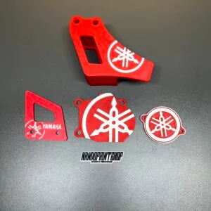 KIT TAMPAS 3D VERMELHO E BRANCO - YAMAHA DTR DTRE DTX 125