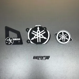 KIT TAMPAS 3D PRETO E BRANCO - YAMAHA DTR DTRE DTX 125