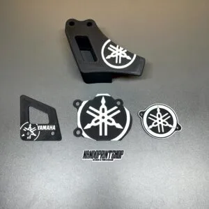 KIT TAMPAS 3D PRETO E BRANCO - YAMAHA DTR DTRE DTX 125