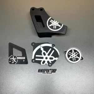 KIT TAMPAS 3D PRETO E BRANCO - YAMAHA DTR DTRE DTX 125