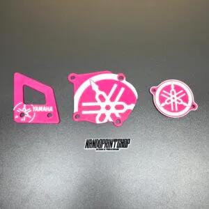 KIT TAMPAS 3D ROSA E BRANCO - YAMAHA DTR DTRE DTX 125