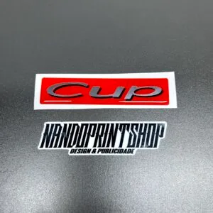 AUTOCOLANTE / BADGE RESINADO 3D - CITROEN SAXO CUP