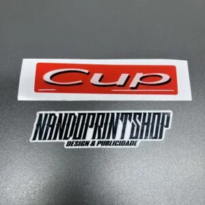 AUTOCOLANTE / BADGE RESINADO 3D - CITROEN SAXO CUP