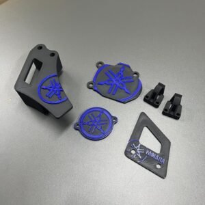 KIT TAMPAS 3D PRETA E AZUL - YAMAHA DTR DTRE DTX 125