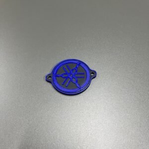 TAMPA VÁLVULA DE ESCAPE PRETA E AZUL - YAMAHA DTR DTRE DTX 125