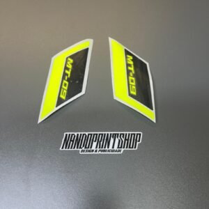 KIT AUTOCOLANTES ENTRADA DE AR YAMAHA MT-09 (COR AO GOSTO)