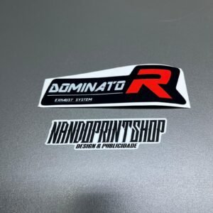 AUTOCOLANTE PARA PONTEIRA DE ESCAPE - DOMINATOR