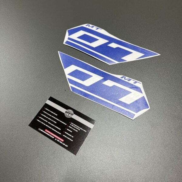 KIT AUTOCOLANTES ENTRADA DE AR YAMAHA MT-07 (2021 - 2025) COR AO GOSTO - Image 2