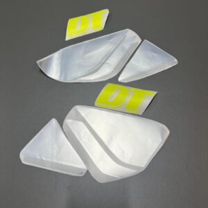KIT AUTOCOLANTES YAMAHA DT 50 LCDE - PRATEADO/CINZA/AMARELO