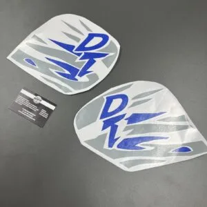 KIT AUTOCOLANTES YAMAHA DT 50 LC - CINZA E AZUL
