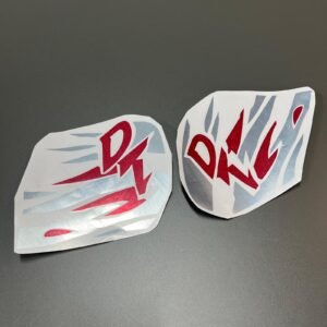 KIT AUTOCOLANTES YAMAHA DT 50 LCD - CINZA / VERMELHO