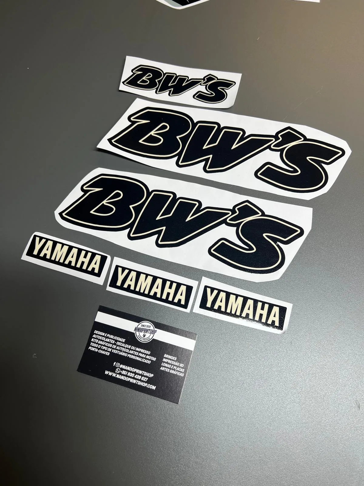 KIT AUTOCOLANTES YAMAHA BWS (CORES AO GOSTO)