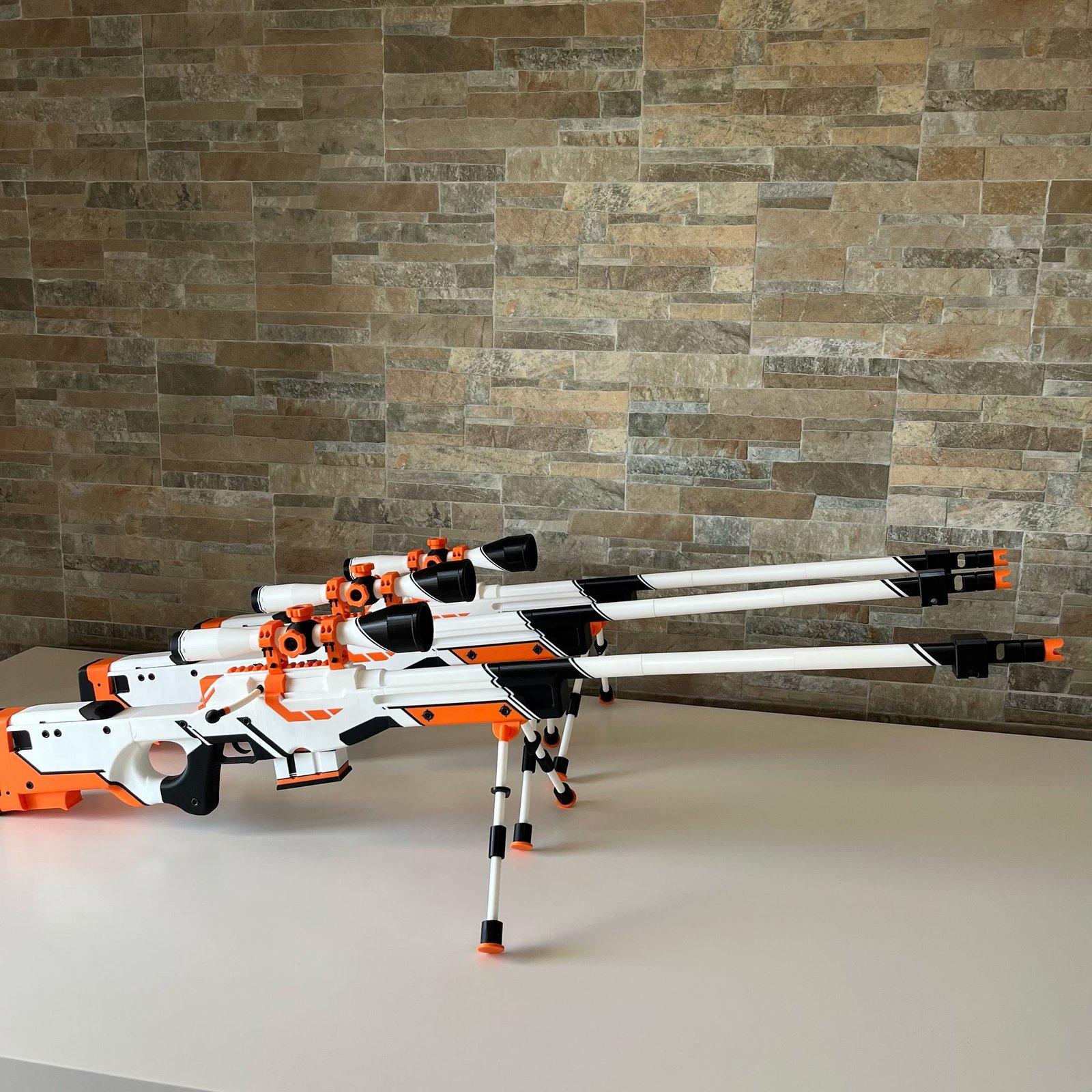 DECORAÇÃO 3D - AWP Asiimov Réplica - Counter-Strike - Image 2