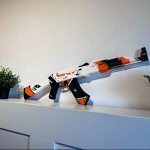 DECORAÇÃO 3D - AK-47 Asiimov Réplica - Counter-Strike