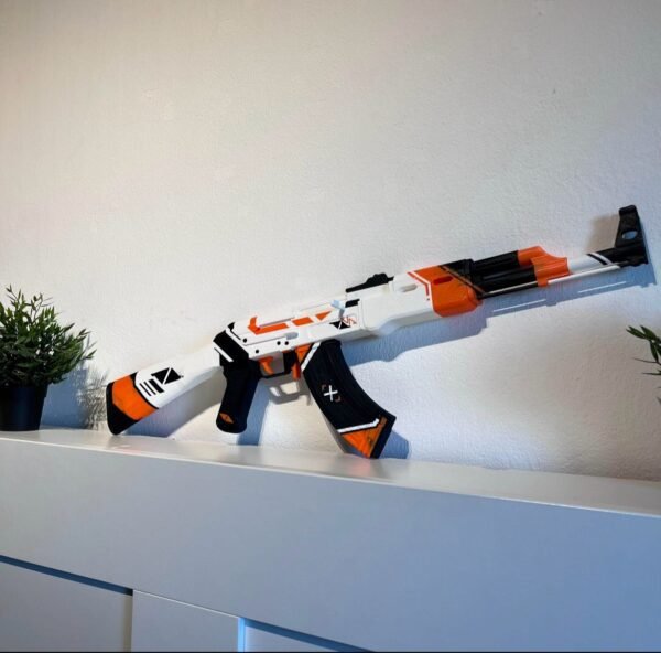 DECORAÇÃO 3D - AK-47 Asiimov Réplica - Counter-Strike