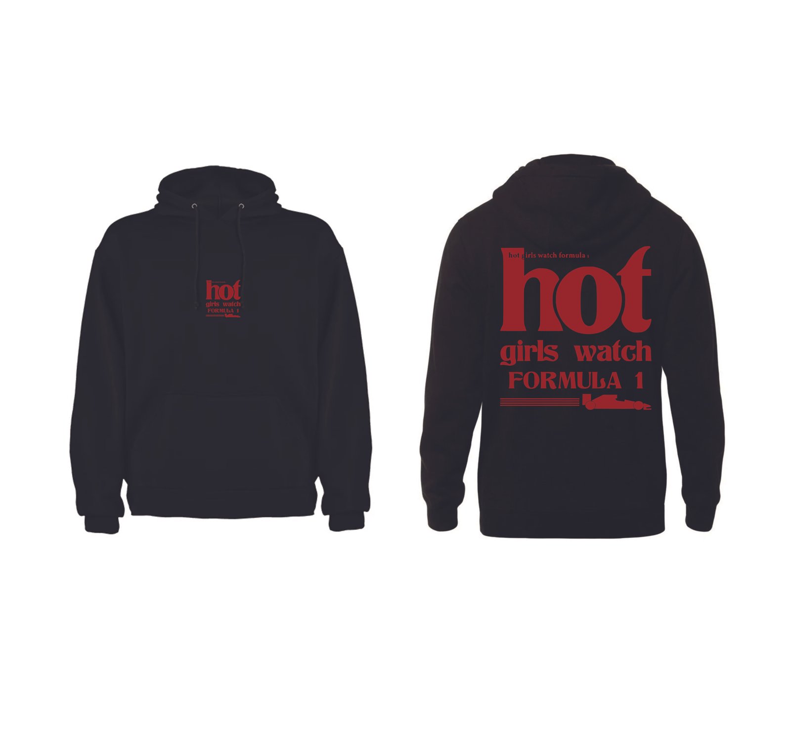 CAMISOLA COM CAPUZ - HOT GIRLS WATCH FORMULA 1