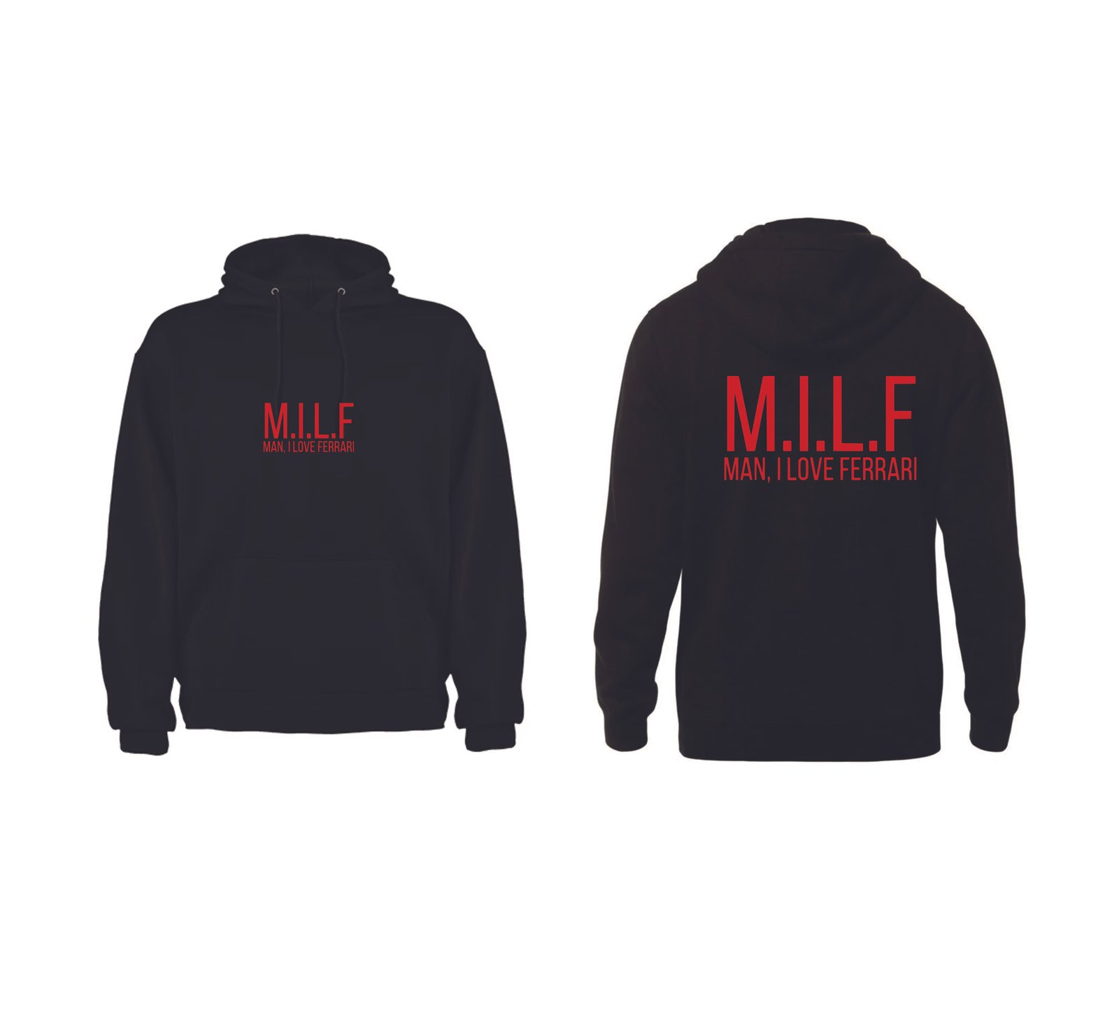 CAMISOLA COM CAPUZ - MILF - MAN I LOVE FERRARI