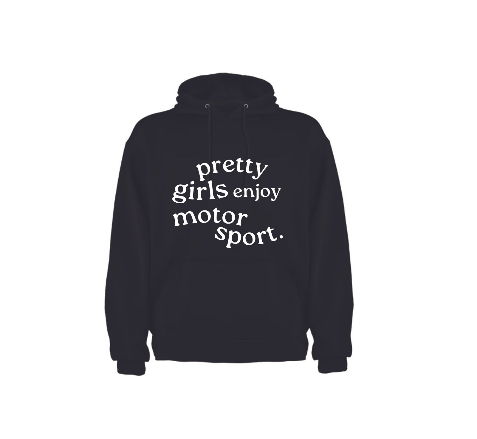CAMISOLA COM CAPUZ - PRETTY GIRLS ENJOY MOTORSPORT.