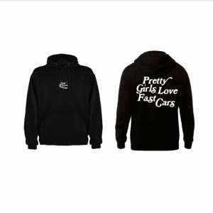 CAMISOLA COM CAPUZ - PRETTY GIRLS LOVE FAST CARS