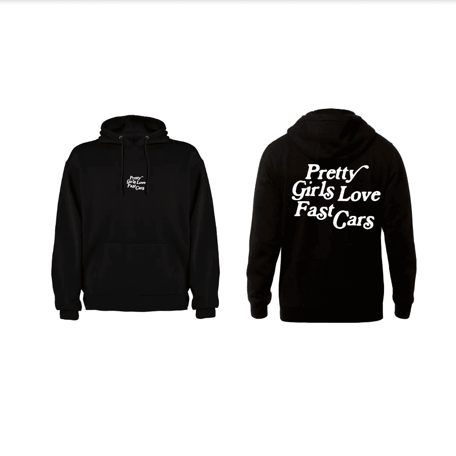 CAMISOLA COM CAPUZ - PRETTY GIRLS LOVE FAST CARS