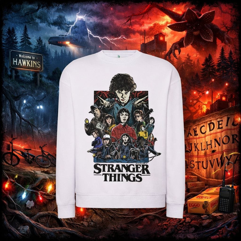 CAMISOLA SEM CAPUZ - STRANGER THINGS
