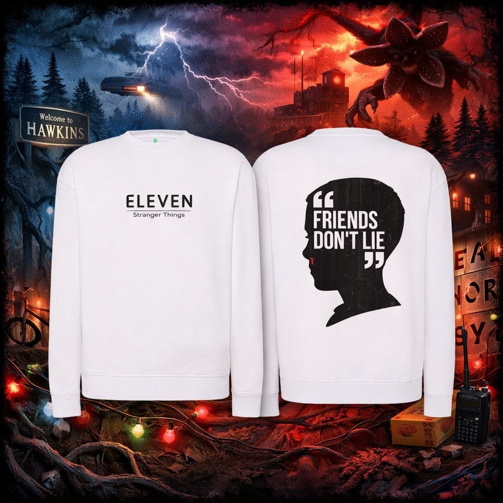 CAMISOLA SEM CAPUZ - STRANGER THINGS